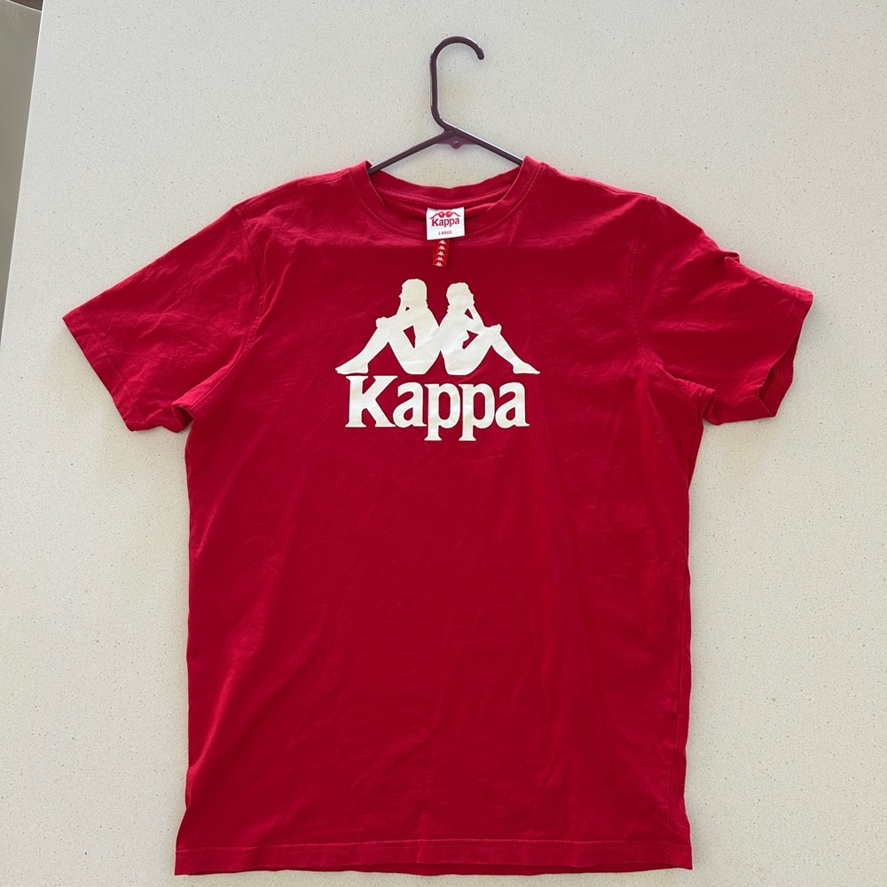 Kappa Men’s Red/White T-shirt.